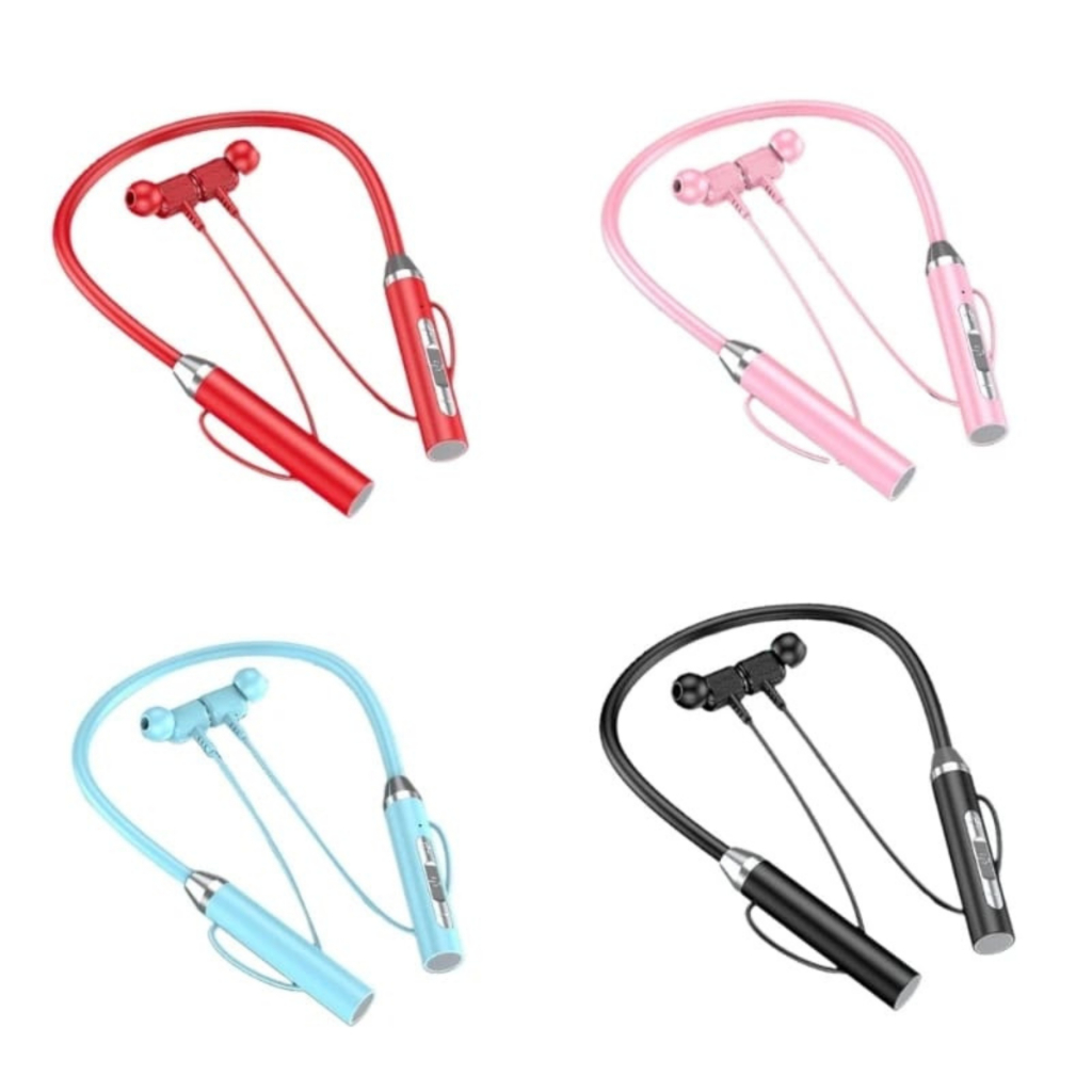 G01 Wireless Fone Bluetooth Headset Hearing Aid Magnetic Extra Long Standby Neck Strap Hanging