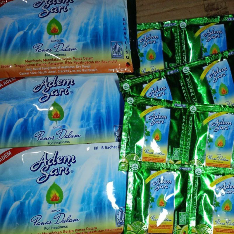 

Adem sari isi 8 sachet