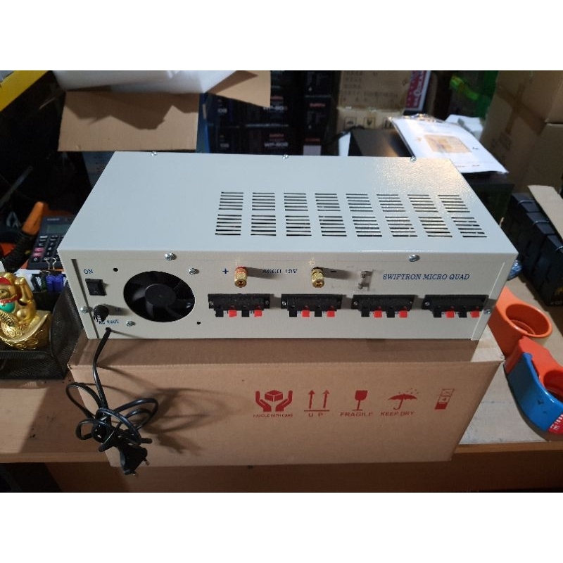 Ampli Walet Micro Quad 4 Player, 8 Chanel, sudah ada Timer