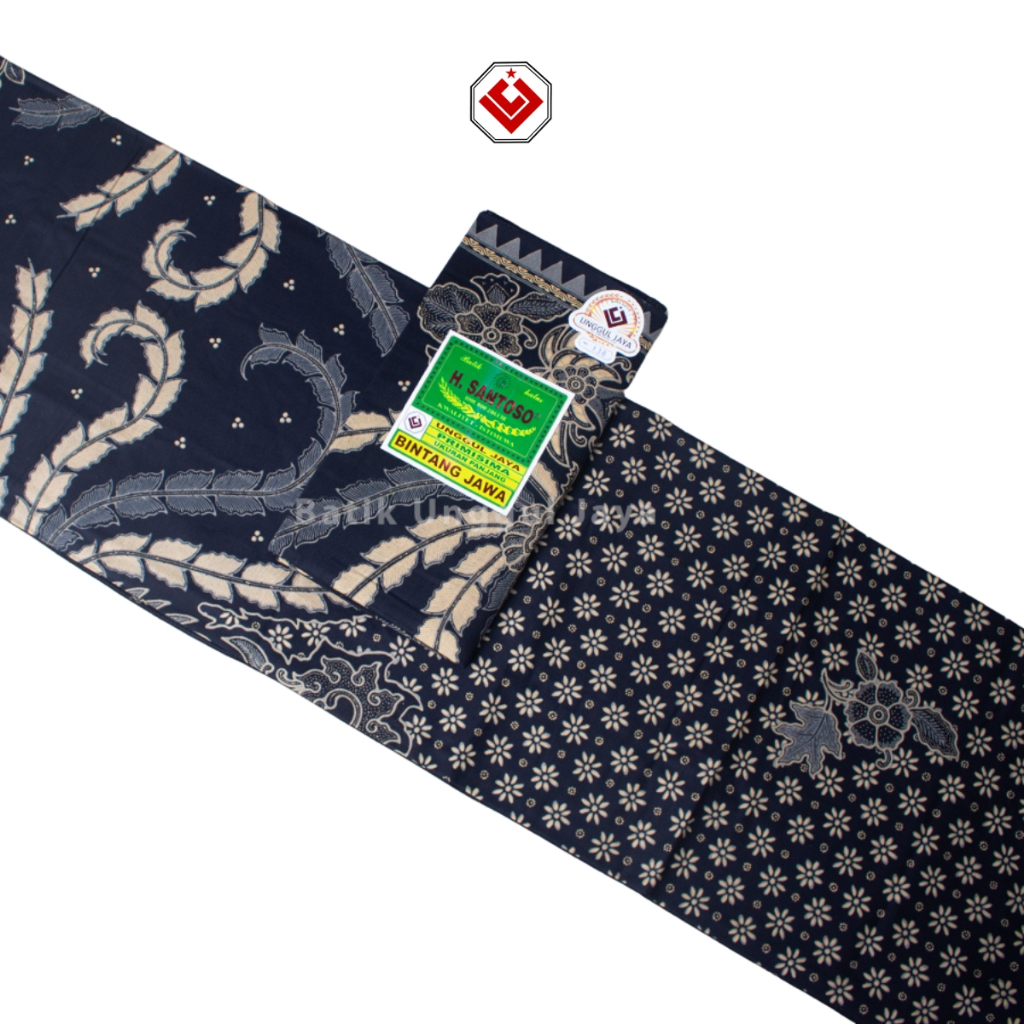 UNGGUL JAYA Kain Jarik Batik H. Santoso Bintang Jawa No. 138 Primisima Cap Cent Premium Terkini Tren