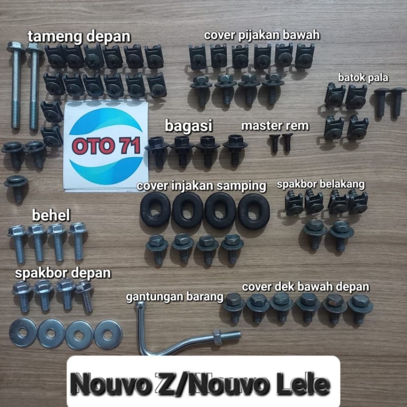baut full  set nouvo z/ nouvo lele