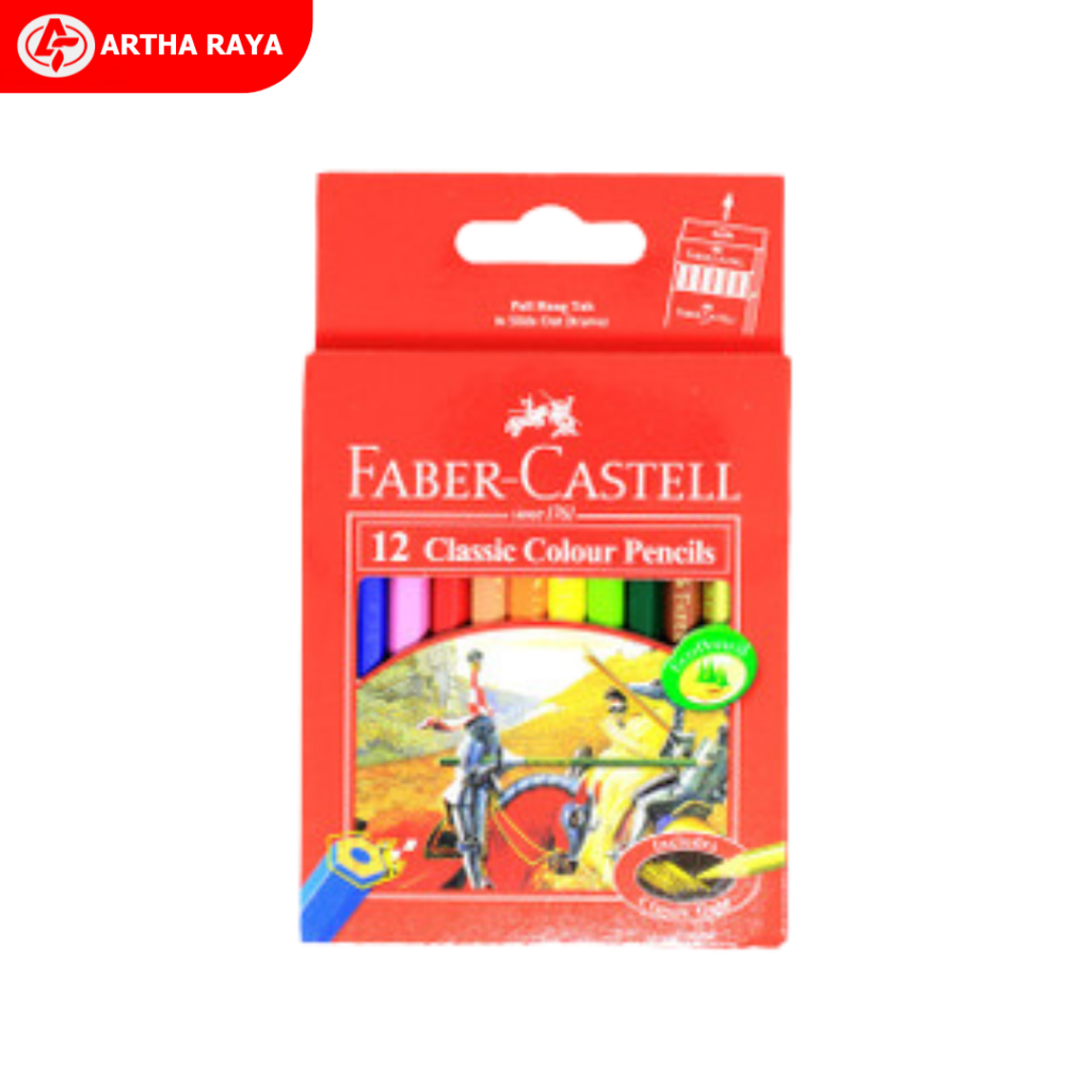 

Pensil Warna 12 Classic Pendek Faber Castell