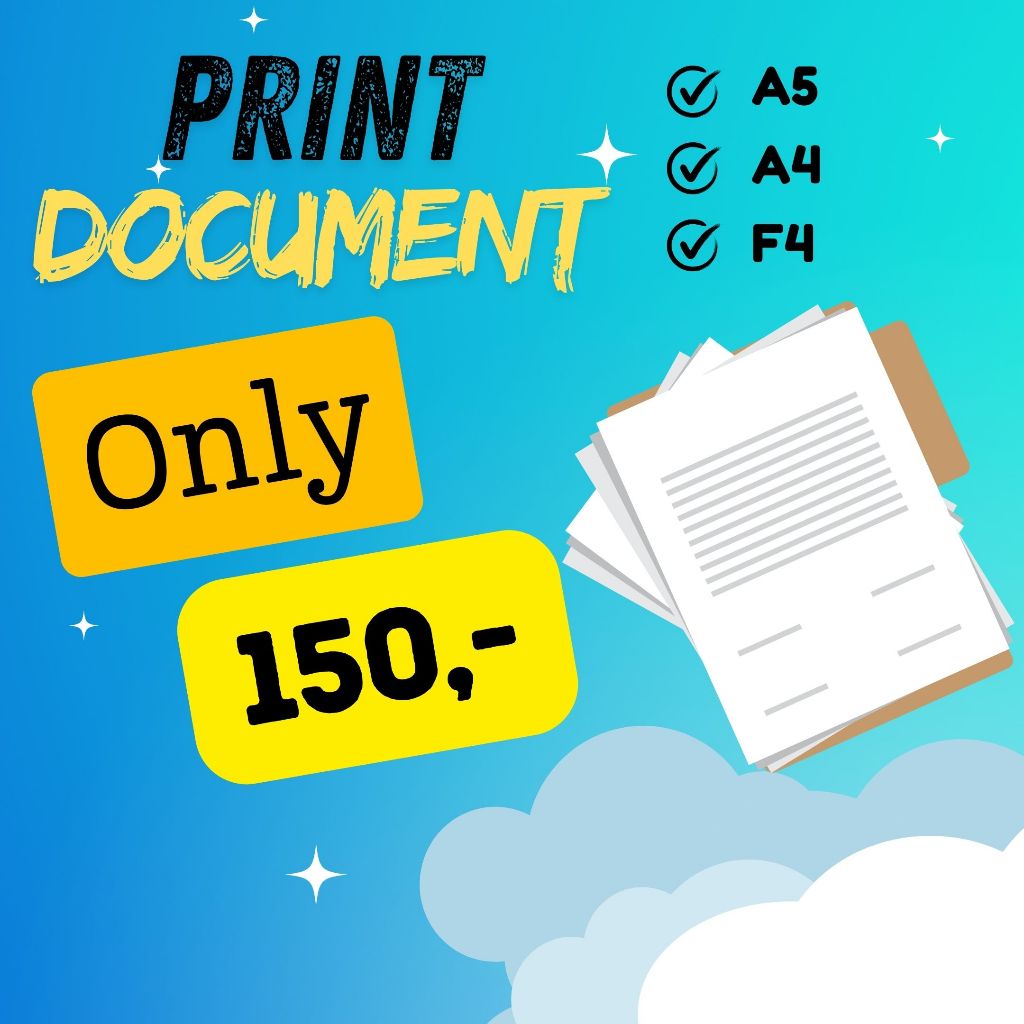 

Jasa Print Berwarna Hitam Putih Cetak Warna Hitam Putih HVS A4 - F4 70-75 gsm 1 Sisi Murah