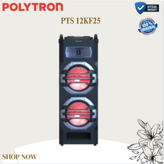 POLYTRON SPEAKER PORTABLE PTS 12KF25 SPEAKER KARAOKE 12"/PTS12KF25/PTS 12KF25/POLYTRON ORIGINAL