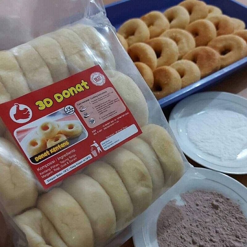 

Donat Kentang Edo 3D Legit Manis Varian Rasa Isi 20Pcs