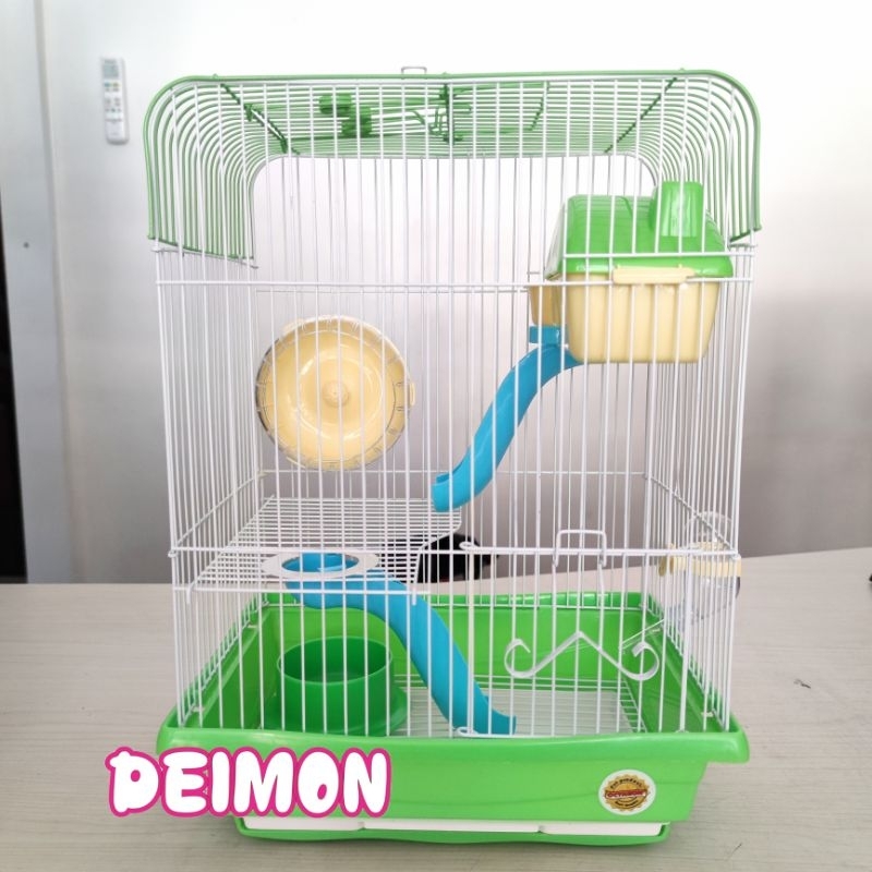 Kandang Hamster Octagon HM 128 Kandang Hamster Tingkat 2 Lantai