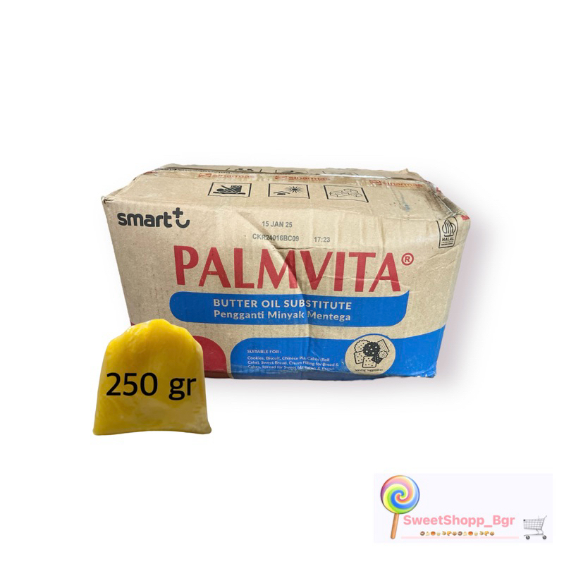 

PALMVITA Butter Oil Substitute 250 Gr (Repack) / PALMVITA BOS 250 Gr (Repack) / Butter PALMVITA 250 Gr (Repack)