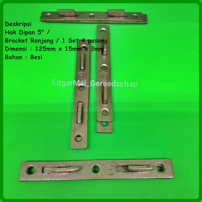 E15 Hak Dipan 5 Bracket Ranjang 1 set 4 Pcs Get it now