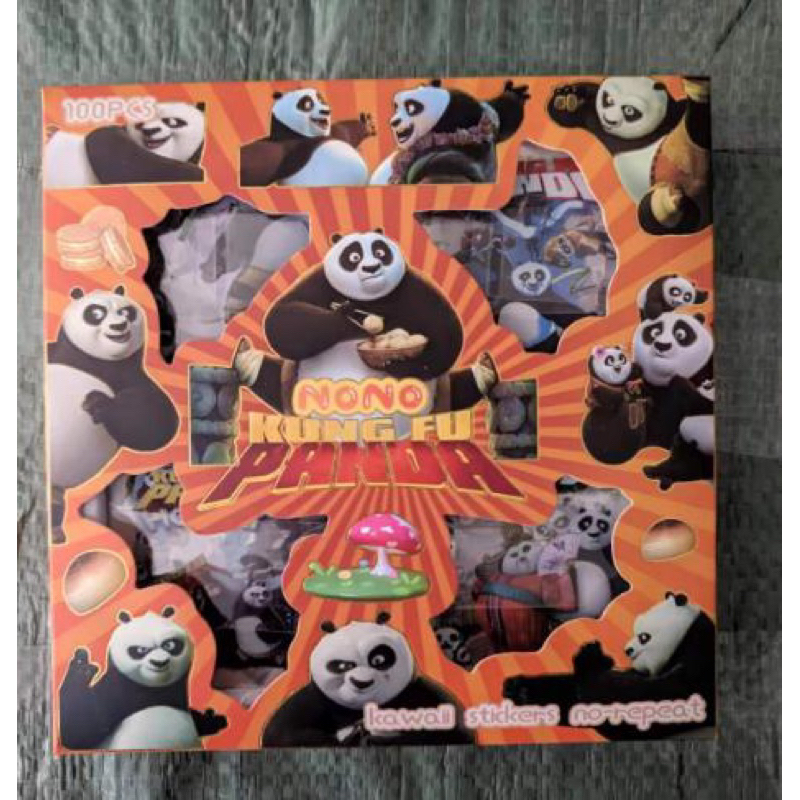 

( LLM ) KUNGFU PANDA Sticker Box NONO / MOMO 2D