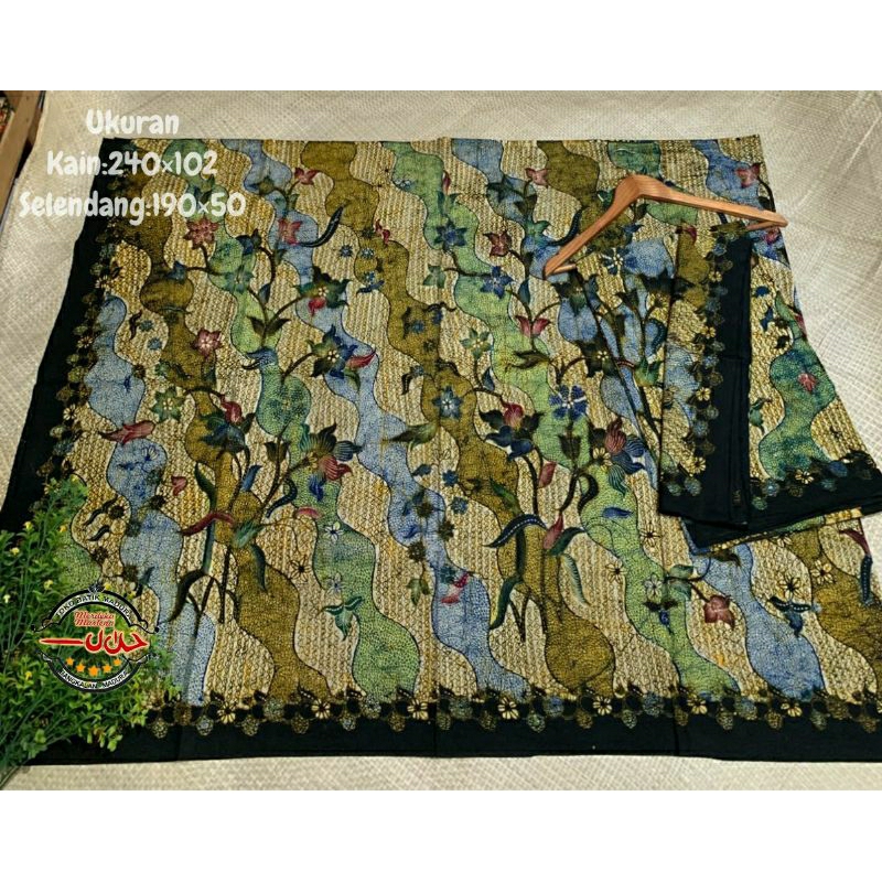 KAIN BATIK TULIS MADURA SARIMBIT PREMIUM SUPER free SELENDANG