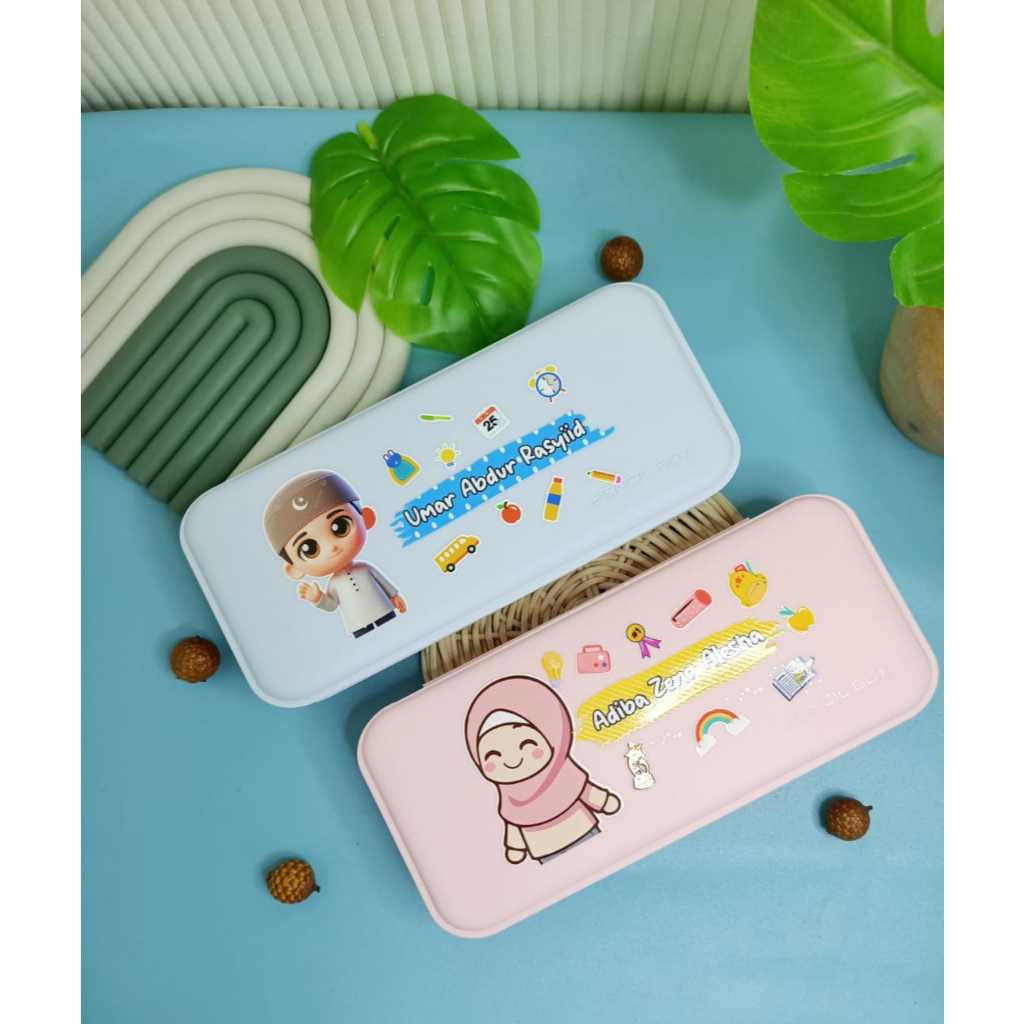 

TEMPAT PENSIL Pencil Case HARDCASE BISA CUSTOM NAMA KARAKTER SATUAN