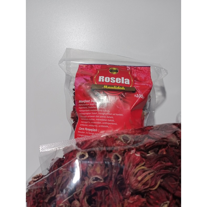 

Teh rosela merah isi 100gr asli aami
