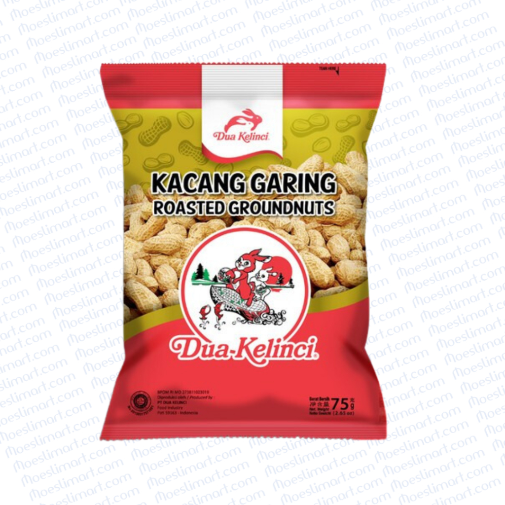 

Dua Kelinci Kacang Kulit Garing 75 g