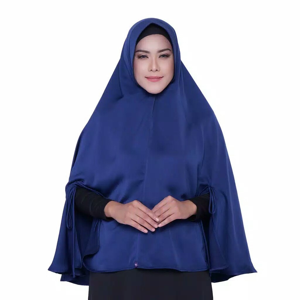 ELZATTA Syar'i Maufa Warna Lilac - Kerudung Hijab Jilbab Instan Bergo Syari Panjang
