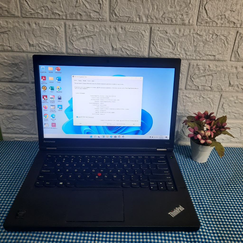LENOVO THINKPAD T440p CORE I7 RAM 8GB SSD 256GB 14 inci VGA NVIDIA 730M
