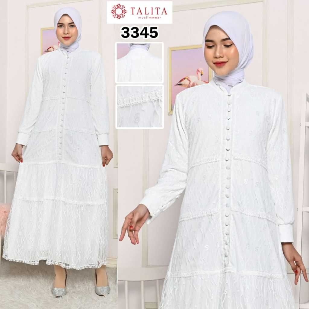 DRESS ABAYA PUTIH