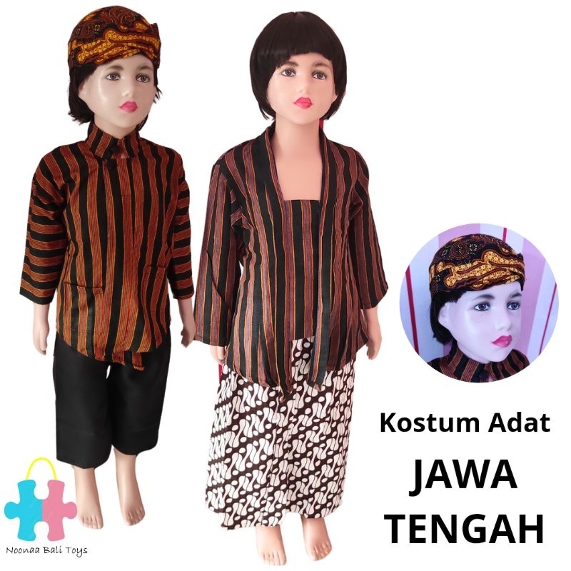 Kostum Karnaval Adat Jawa Tengah Baju Adat Jawa Anak Cosplay