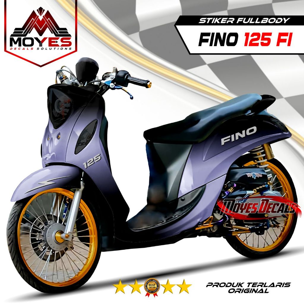 (BISA BAYAR DI TEMFAT )Decal Fino 125 Full Body Stiker Fino 125 Full Body Stiker Fino 125 Full Body 