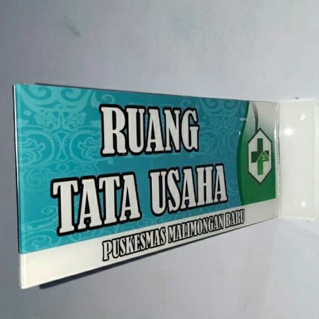 

KODE P82P Akrilik papan nama ruangan model T Papan ruang custom