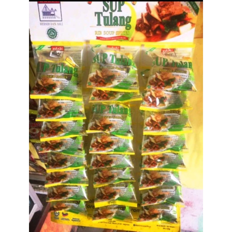 

ADABI Sop Tulang 1 Papan isi 24 Saset