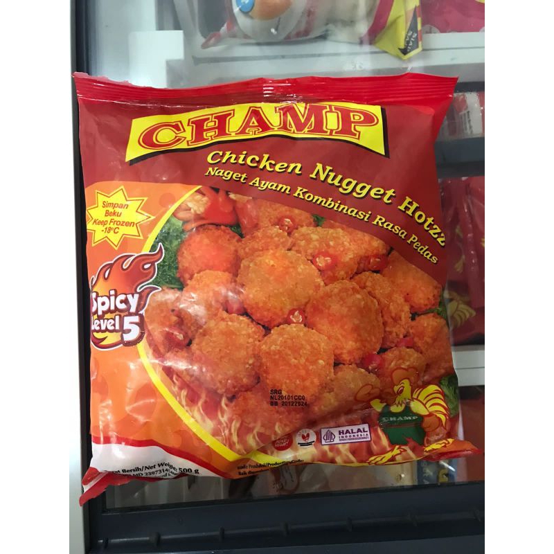 

Champ Chicken Nugget Hot 500gr