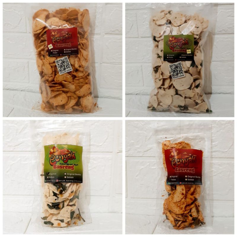 

Basreng Pedas / Basreng Ori Bumbu Daun Jeruk Enak