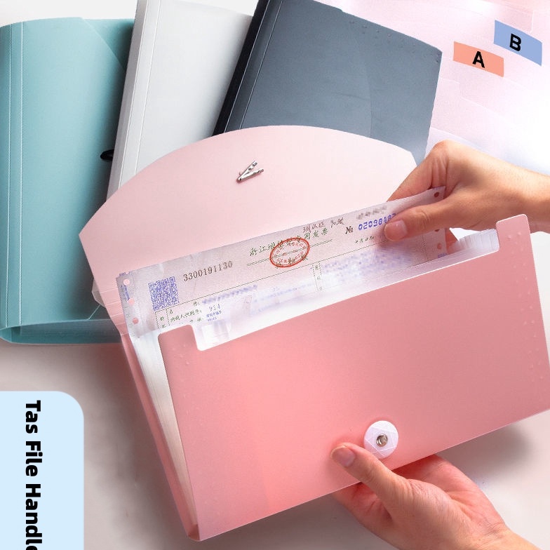 

KODE A16W Tas File HandleFile folder document bag Tas dokumen file 13 sekat
