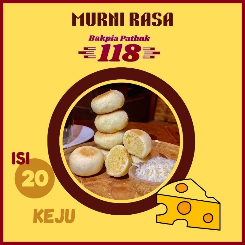 

Bakpia Murni Rasa 118 - Keju