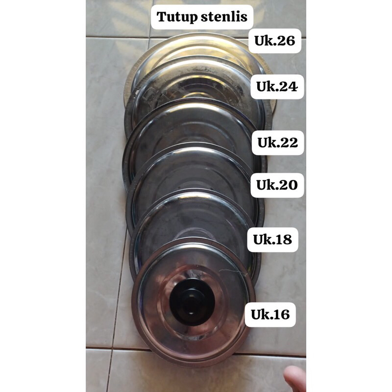TUTUP PANCI STAINLESS STEEL / TUTUP PANCI SERBAGUNA / TUTUP PANCI TERMURAH
