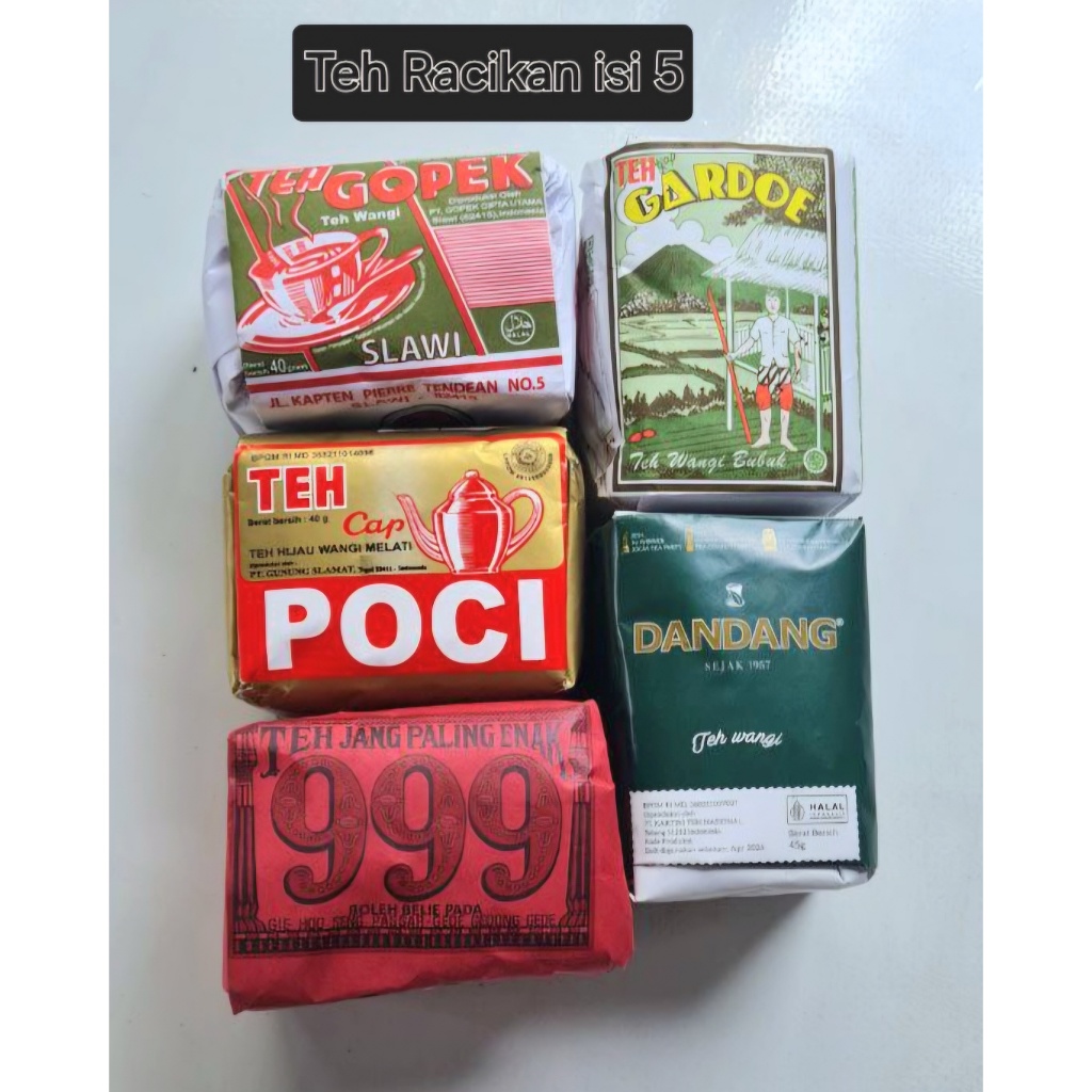 

Teh Racikan isi 5 paket Sepet