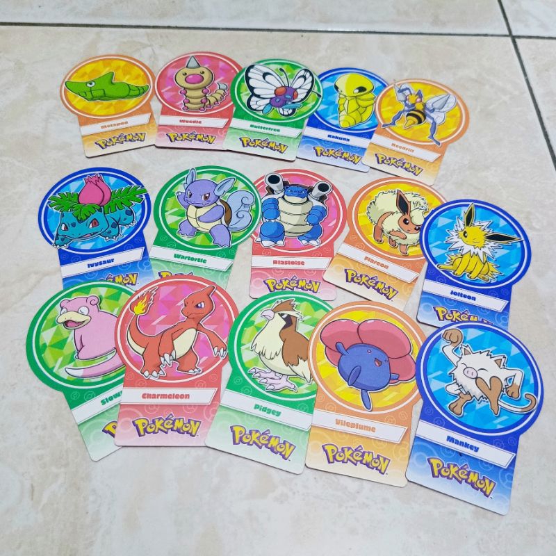 

Set Kartu / Bookmark Pokemon Choki Choki Series