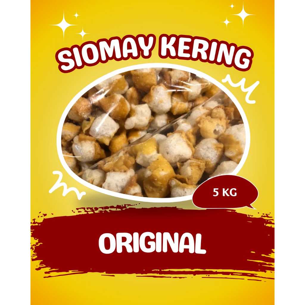 

Siomay kering (5 kg),siomay mini,siomay kriuk, toping seblak, toping baso aci