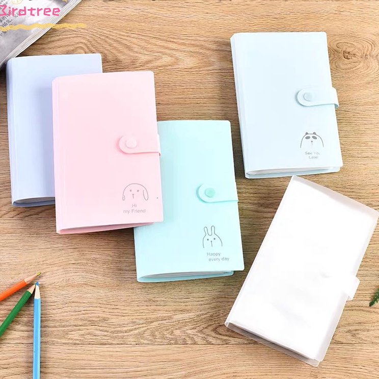 

Super Korting ReadystockCOD24 kartu kartu nama kursi kartu nama buku tiket film kereta api buku penyimpanan folder album foto 3 inci BS