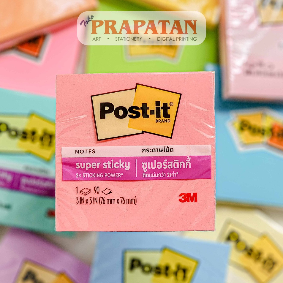 

Obral Pesanan Post it 3M 654 Sticky Note 76x76mm Notes Memo Tempel