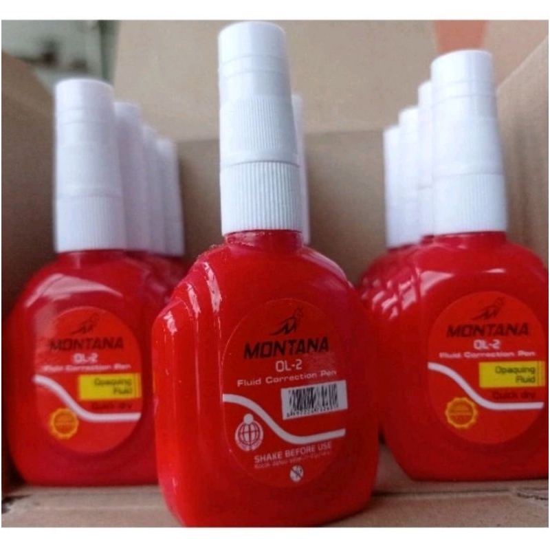 

Correction pen Cair Montana COX BAZIC BESCO Tipe ex Murah / tipex termurah