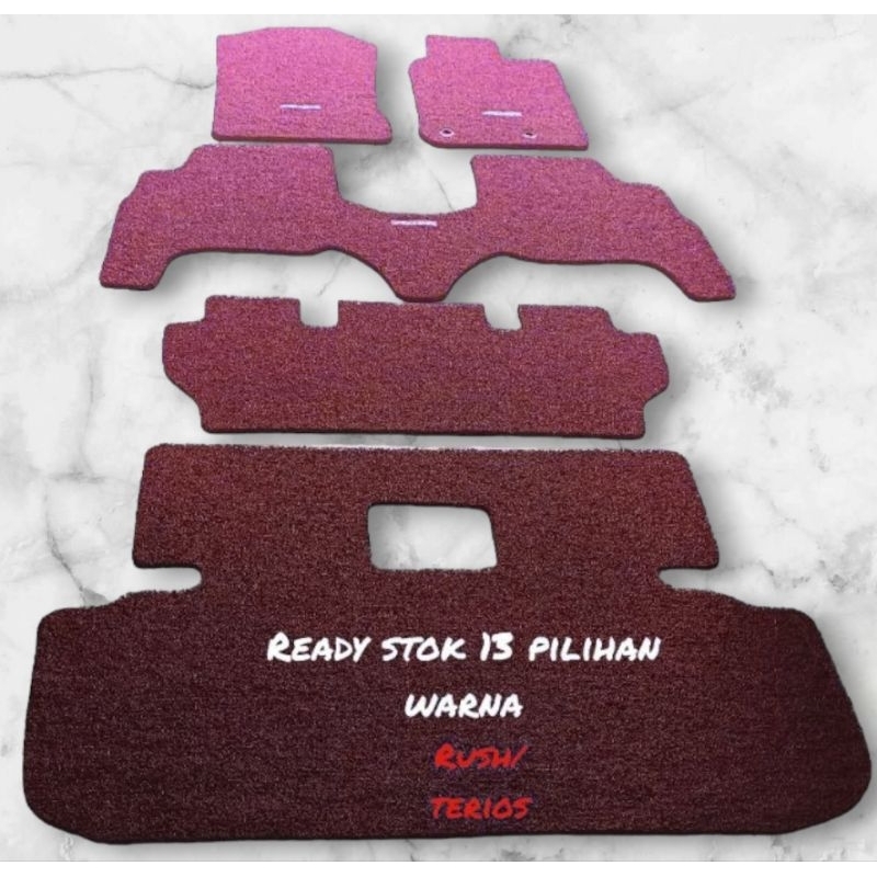 Favorit Karpet Mobil Rush Lama Baru Gr Sport 2013 2015 2019 2022 2023 2024