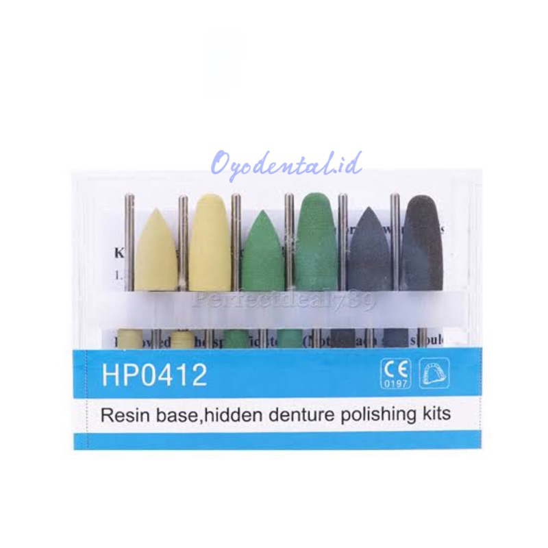Bur poles akrilik resin / acrylic polishing kit