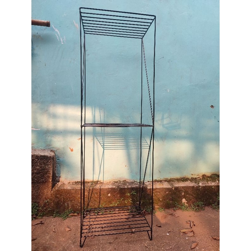 rak pot jumbo / rak pot bunga besi / standing pot bunga