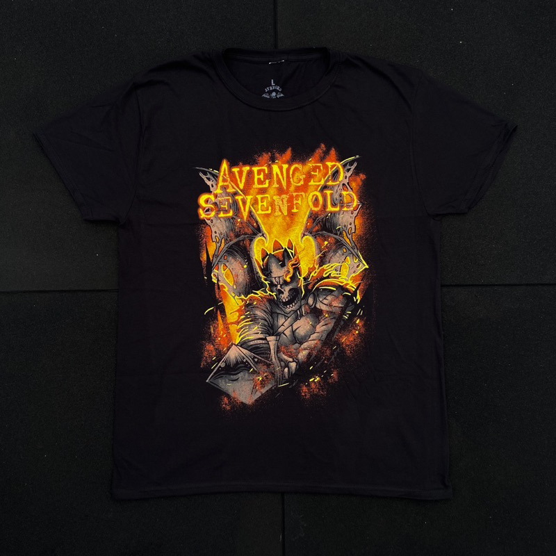 Tshirt Band Pria Wanita Avenged Sevenfold - Atone Original Official