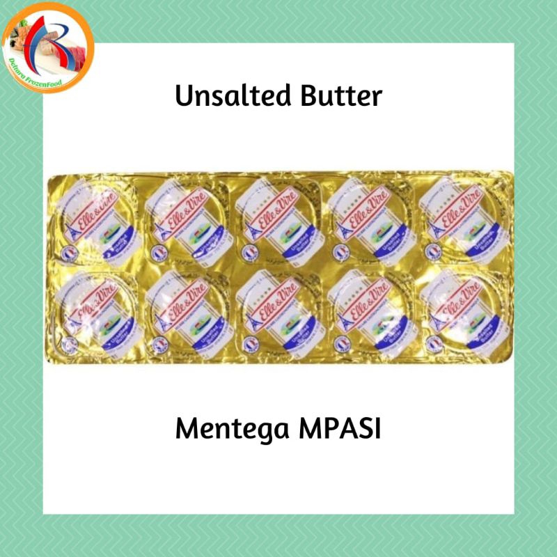 

Elle &Vire Unsalted Butter || Tambahan Lemak MPASI