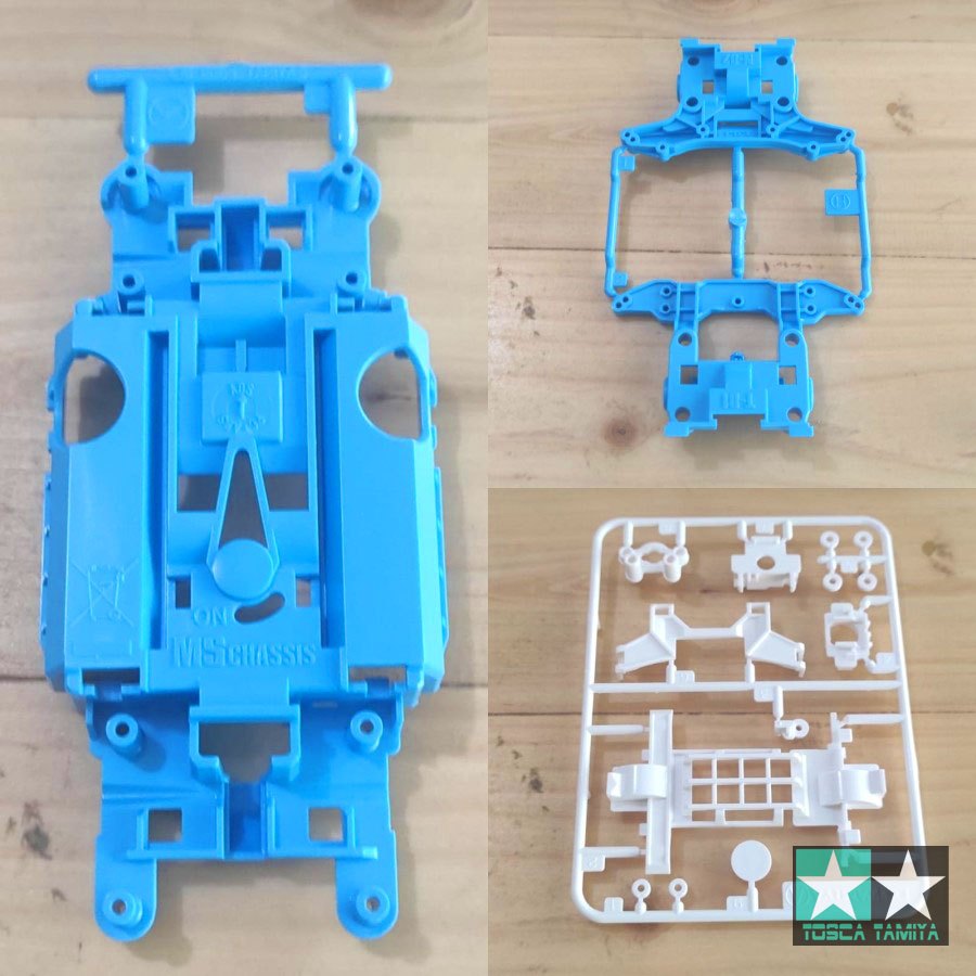 Tamiya MS pro Biru ( Center, NT, Gearbox) Original Tamiya