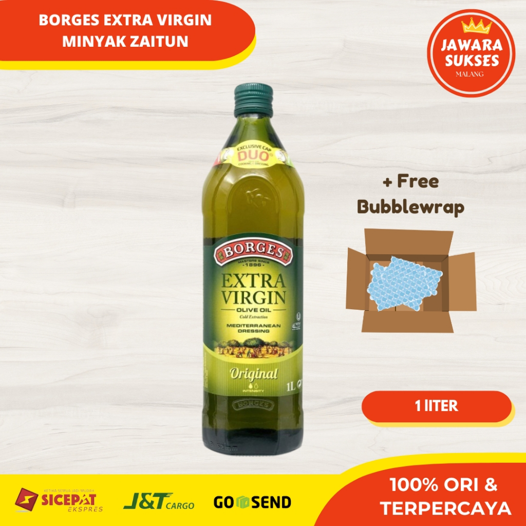 

[1 LT ] Borges Extra Virgin 1 liter | Minyak Zaitun Murni 1 liter | Borges Pure Olive Oil