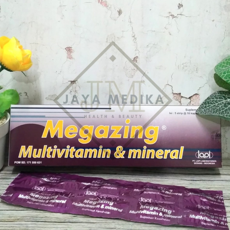 Megazing Multivitamin Setara Zegavit Per Strip Isi 10 Kaplet
