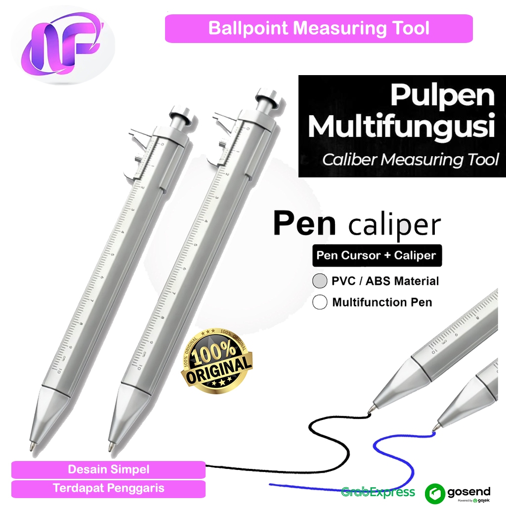 

Ballpoint Pen Measuring Tool Scale Ruler Pulpen Multifungsi 2 in 1 Pena Dengan Sigmat Penggaris Serbaguna