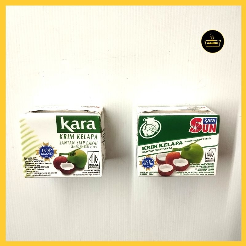 

Sun Kara Santan Kelapa Siap Pakai 200ml