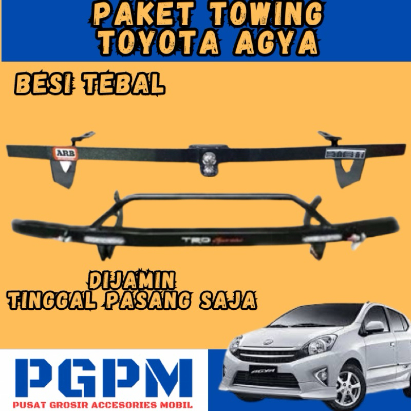 Paket Towing Agya 2013-2022 Depan Belakang Model Arb Berkualitas