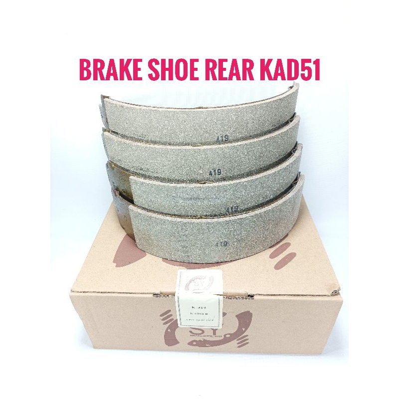 Brake Shoe Rear Isuzu KAD51 Kampas Rem Belakang Isuzu KAD-51 Merk SY K419