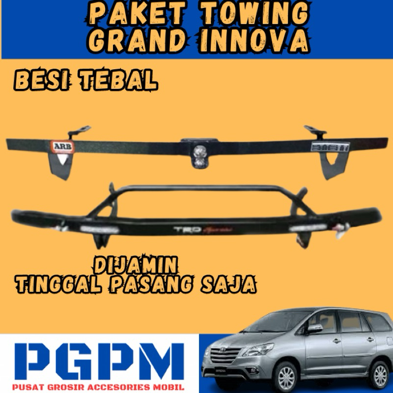 Towing Grand Innova 2012-2015 Depan Belakang Model Arb Dijamin PnP Berkualitas
