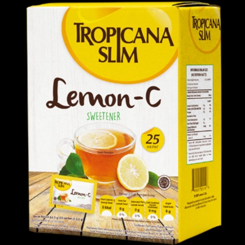 

Tropicana Sweetener lemon C 25 sachet