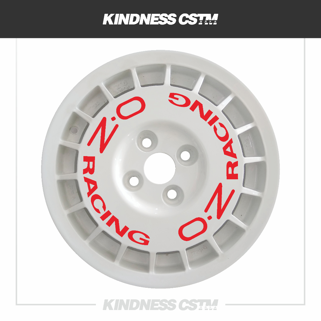 sticker velg oz racing piring rally model font baru